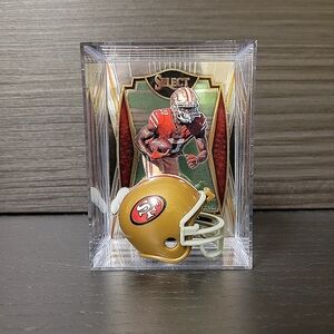 Brandon Aiyuk San Francisco 49ers Mini Football Helmet Sports Box